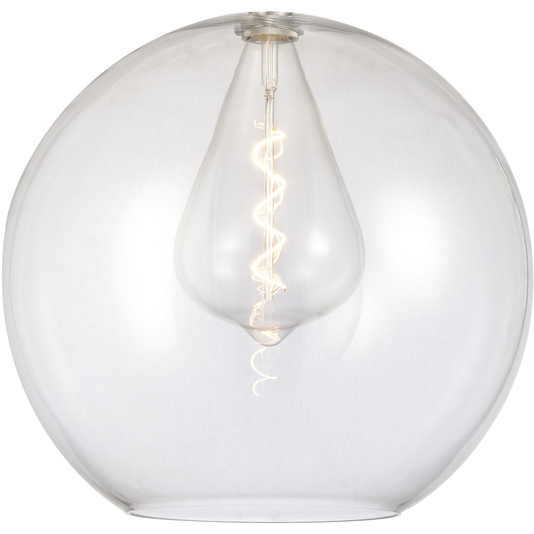 Ballston Athens 1 Light 17.75 inch Antique Copper Pendant Ceiling Light in Incandescent, Clear